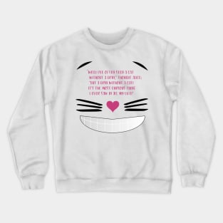 Cheshire Cat Alice in Wonderland Crewneck Sweatshirt